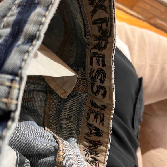 Men's Express Jeans Classic fit regular rise boot cut Kingston 29x30 - Picture 3 of 5